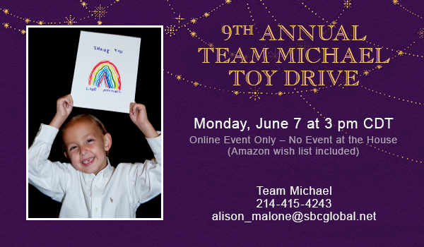 9th Annual Team Michael Toy Drive